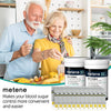 Metene AGM-513S Test Strips for Diabetes, 100 Count Blood Glucose Test Strips, Use with metene AGM-513S Only